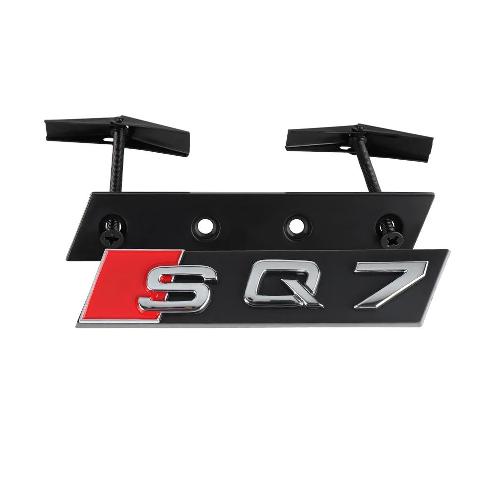 3D ABS Motorhauben Frontgrill Aufkleber ABS SQ3 SQ4 SQ5 SQ6 SQ7 SQ8 Emblem Dekoration für 9s A4 B5 B6 B7 B8 A3 A6 A5 A7 A8 Q3 Q7 TTs9