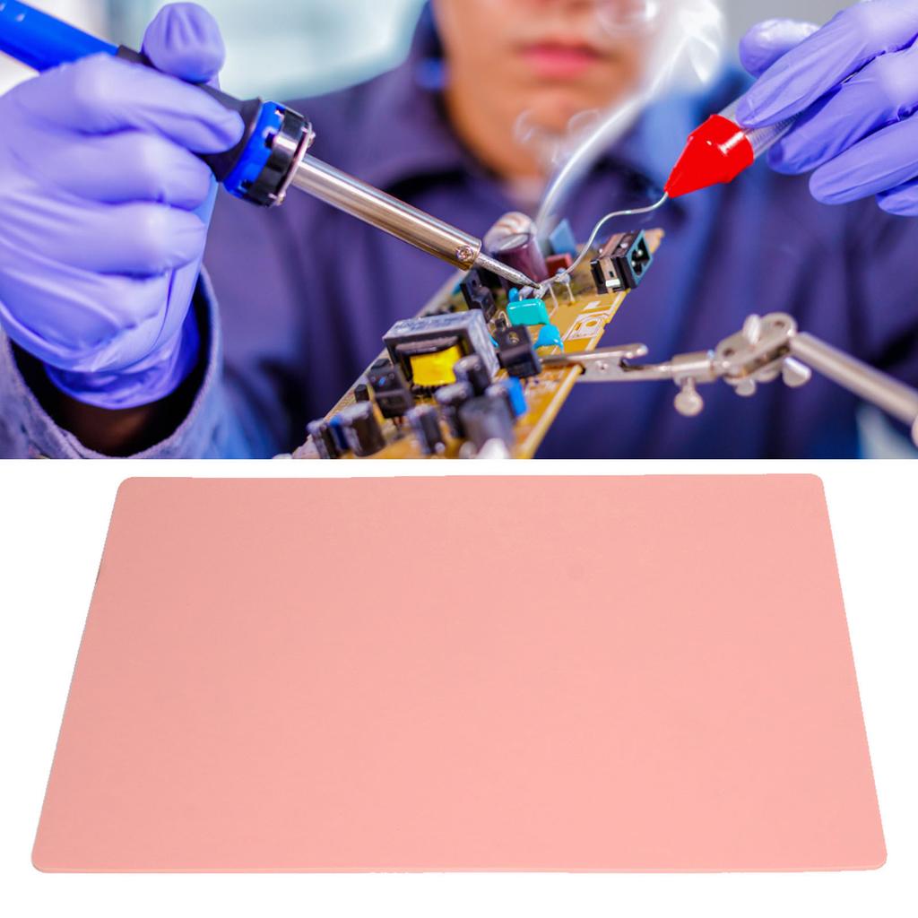 Heat Insulation Silicone Pad Electronic PCB Circuit Board Insulating Welding Silicone Mat for Maintenance