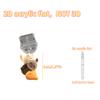 2D Acrylic Flat Four Kittens Phone Dust Plug Charm, Phone Charging Port Cover, Phone Decoration