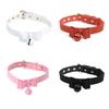 Lolitas Leathers Chokerhalsband för Kvinnor med Rosetter och Klockor Chokerhalsband med Klockor