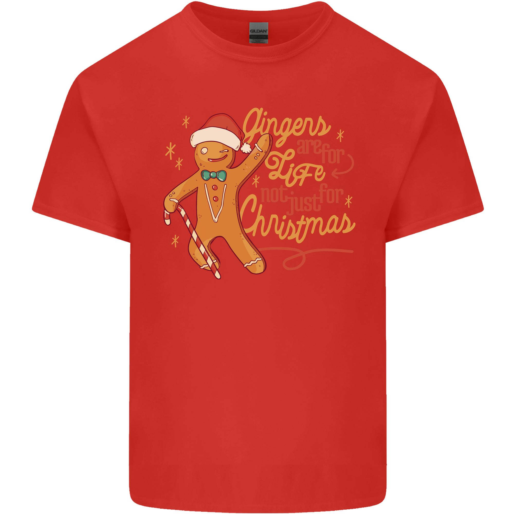 Gingers are for Life Funny Christmas Xmas Unisexs Light Cotton TShirt S