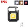 AmmToo Mini LED Magnetic Flashlight COB 800 Lumens USB Rechargeable 7 Modes Outdoor Camping Pocket Work Light Spotlights