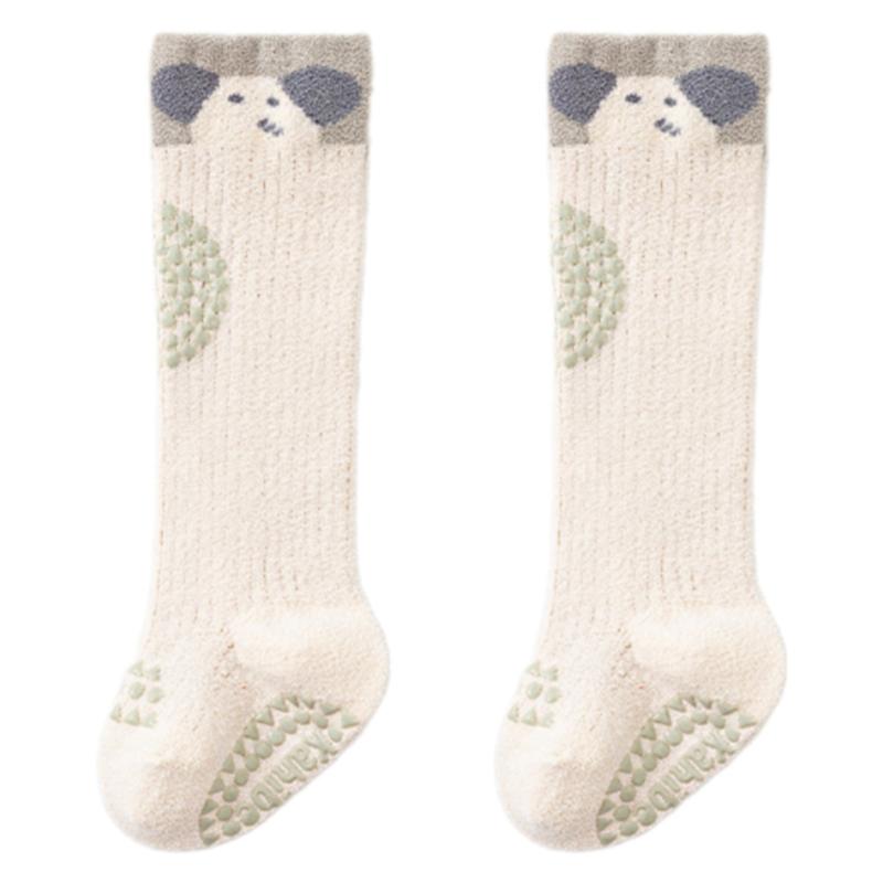 Winter Warm Toddler Long Socks Baby Knee Socks with Animal Pattern Infant Knee Stockings for Baby 0-3 Years