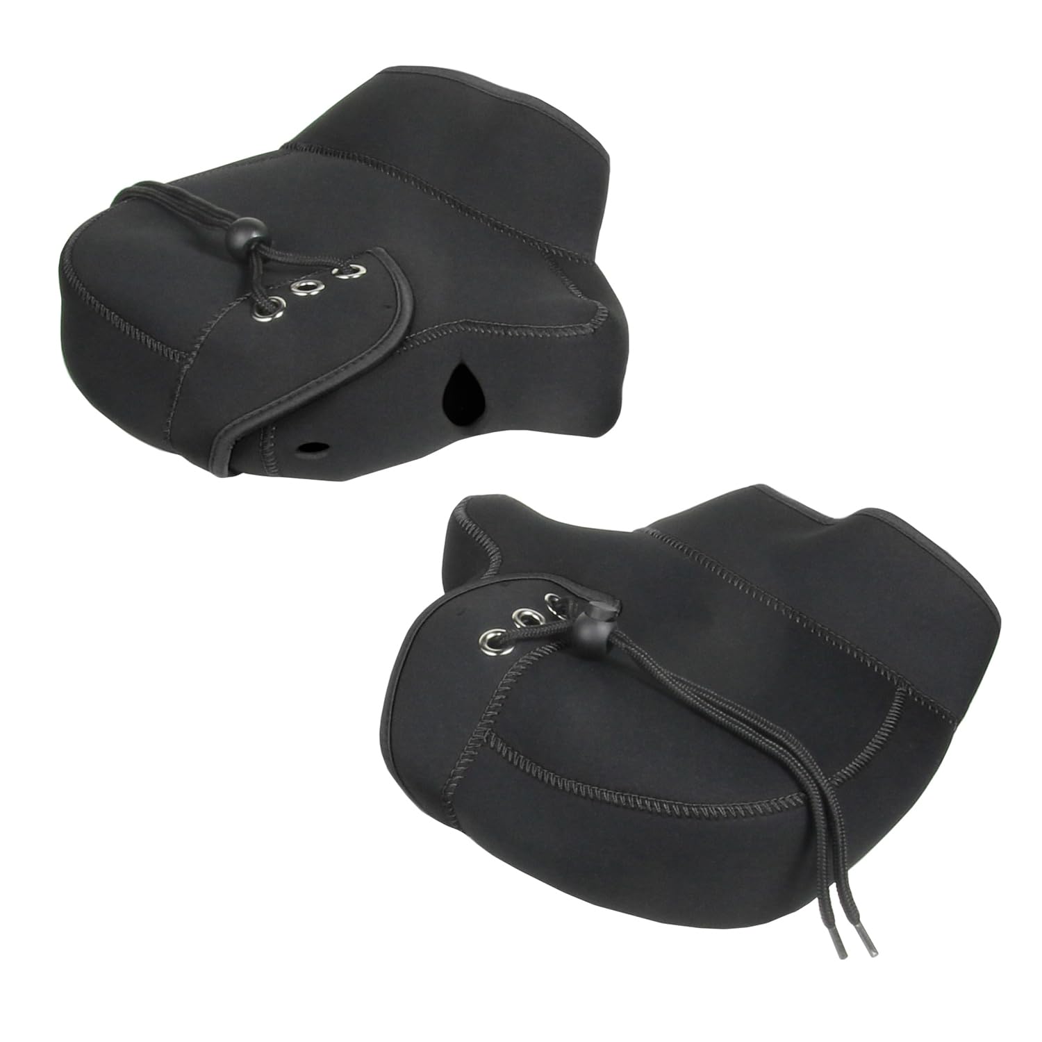 

Bike Parts Center Neoprene Handlebar Warmer Left and Right 314609 Covers, Black, Set,