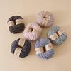 Knitworm Wool Yarn, 10 Balls, Chatty Melange, Extra Thick, 25g (Approx. 34m), 60% Acrylic, 40% Wool, Desert