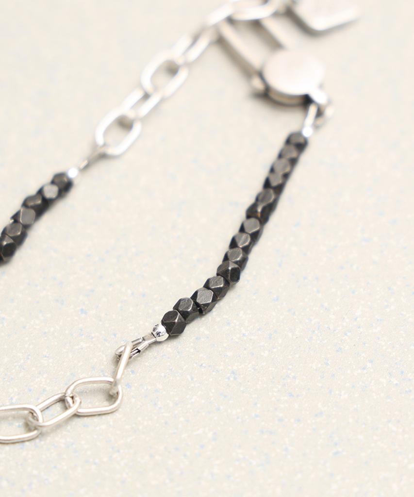 Towtow Archive Dice Metal Link Bracelet Black