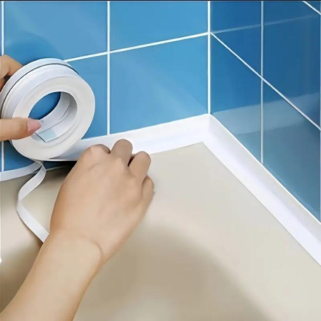 Self-Adhesive Decorative Seam Strip for Kitchen, Stove, Toilet, and Washbasin Edges