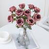 Artificial Flowers Silk Roses Wedding bridal bouquet Holiday Festival Outdoor garden Home Room DIY Gift box Hot sales Accessori