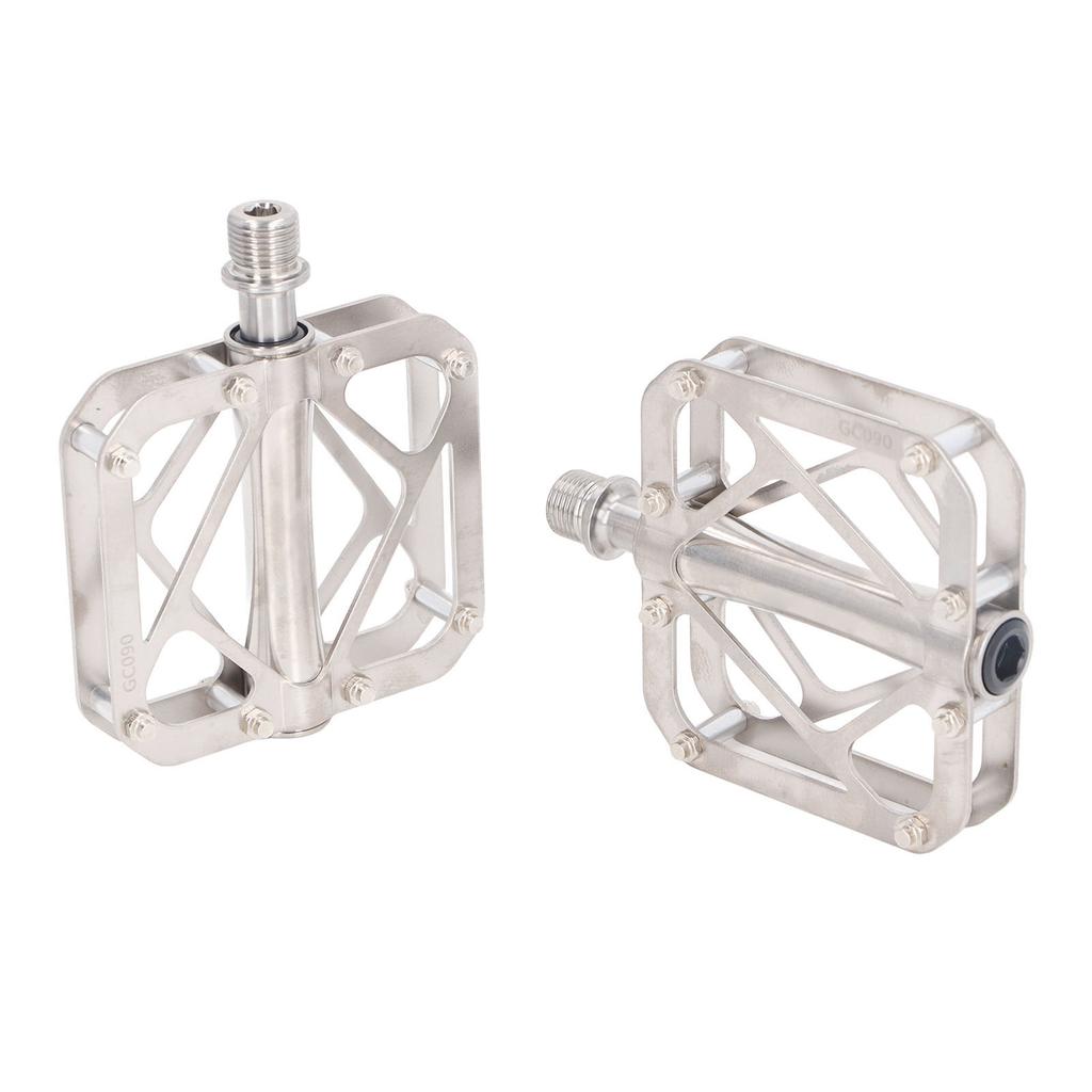 Bike Bearing Platform Pedals Metal Lightweight Sealed Bearings Universal Thread Mountain Road Bicycle Pedals