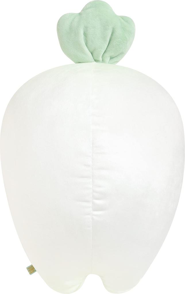 MF93701 Sumikkogurashi "Welcome! Food Kingdom" Super Mochimochi Hugable Lizard (Daikon)