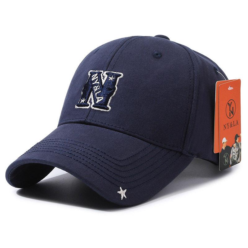 New Baseball Cap Sun Cap Letter N Brim Pentagram Cap Sunscreen Versatile Fashion Sports