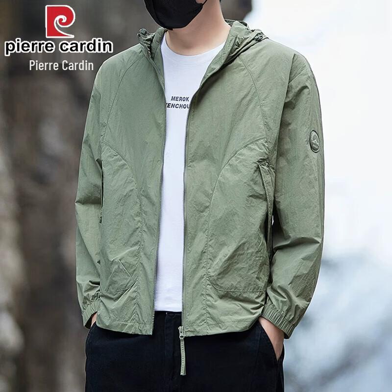 

Pierre Cardin Men s Ice Silk Sun Protection Hooded Jacket XL