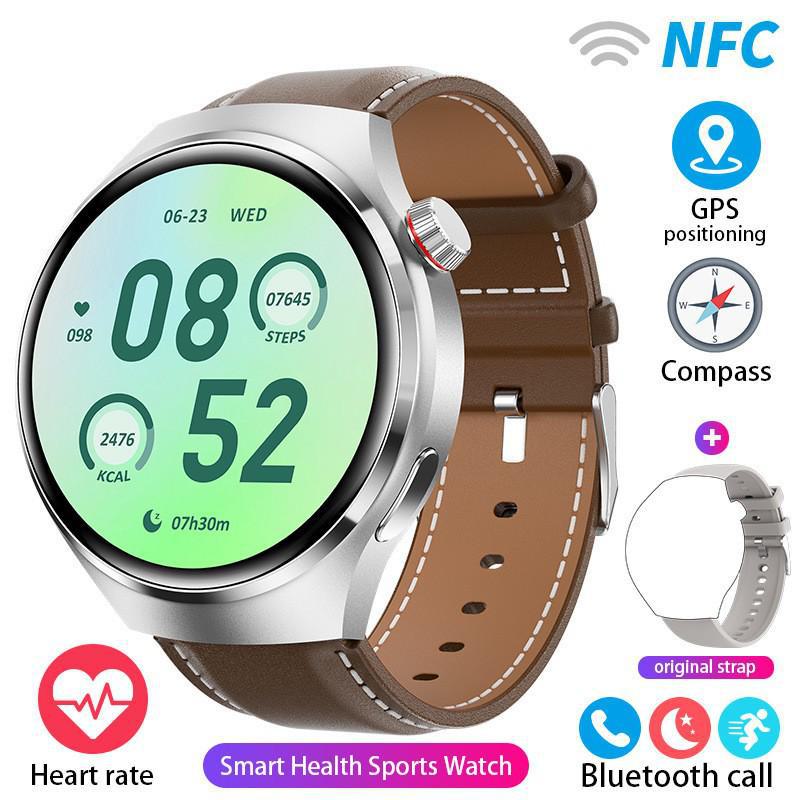 GT4PRO Waterproof Bluetooth Smartwatch with Voice Assistant