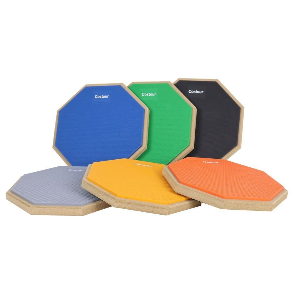 Anti-slip Silent Practice Drum Pad 12 Inch Dumb Drum Pad Percussion Board  Percussion Accessories