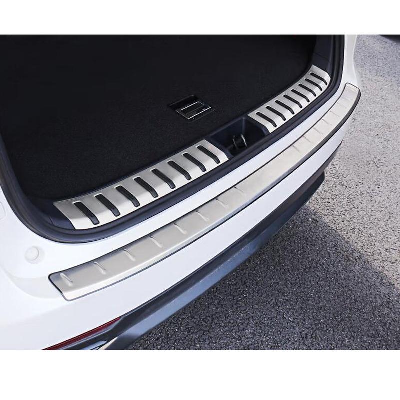 For Lexus NX 200 200t 300h 2015 2016 2017 2018    Car Stainless Steel Trunk Inner Guard Rear Bumper Trim Accessories