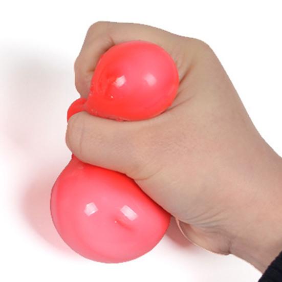 Decompression Toy Soft Comfortable Touch TPR Rubber Strawberry Stress Fidget Toy for Child
