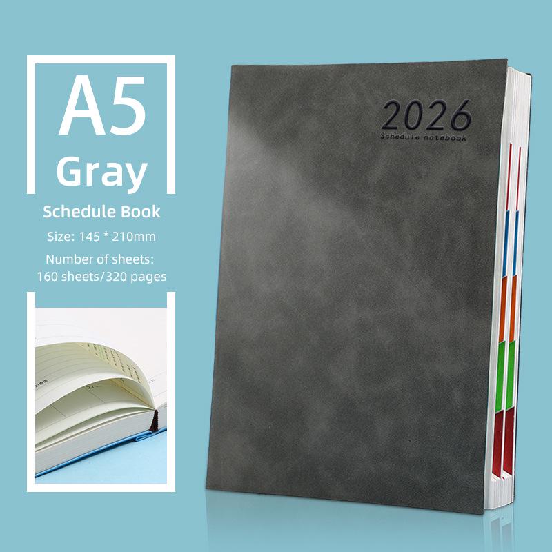 Cross-border English A5 Schedule Book: Custom Logo High-Value Notebook Planner In Stock
