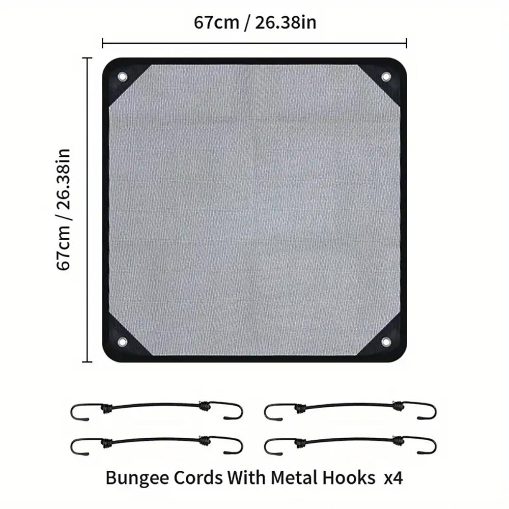 

Universal Air Conditioner Cover, Outdoor PVC Mesh AC Protection Cover Stops Falling Leaves