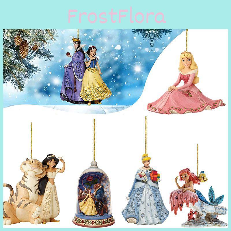 Joyful Christmas Princess Acrylic Pendant Ornaments For Xmas Tree Decor