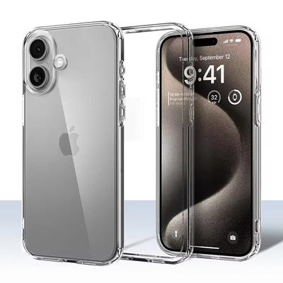Custodia trasparente in TPU per iPhone 16 15 14 13 12 11 Pro Max XS Max Custodia posteriore morbida ultra sottile per iPhone 16 15 14 13 Pro Max