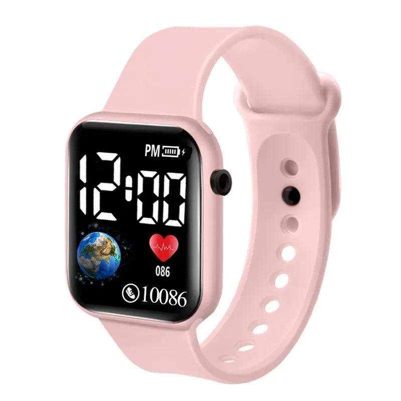 Cartoon Kids LED Watches Silicone Strap Digital Kids Watch Electronic Wristwatch Sports Clock for Boys and Girls Gifts