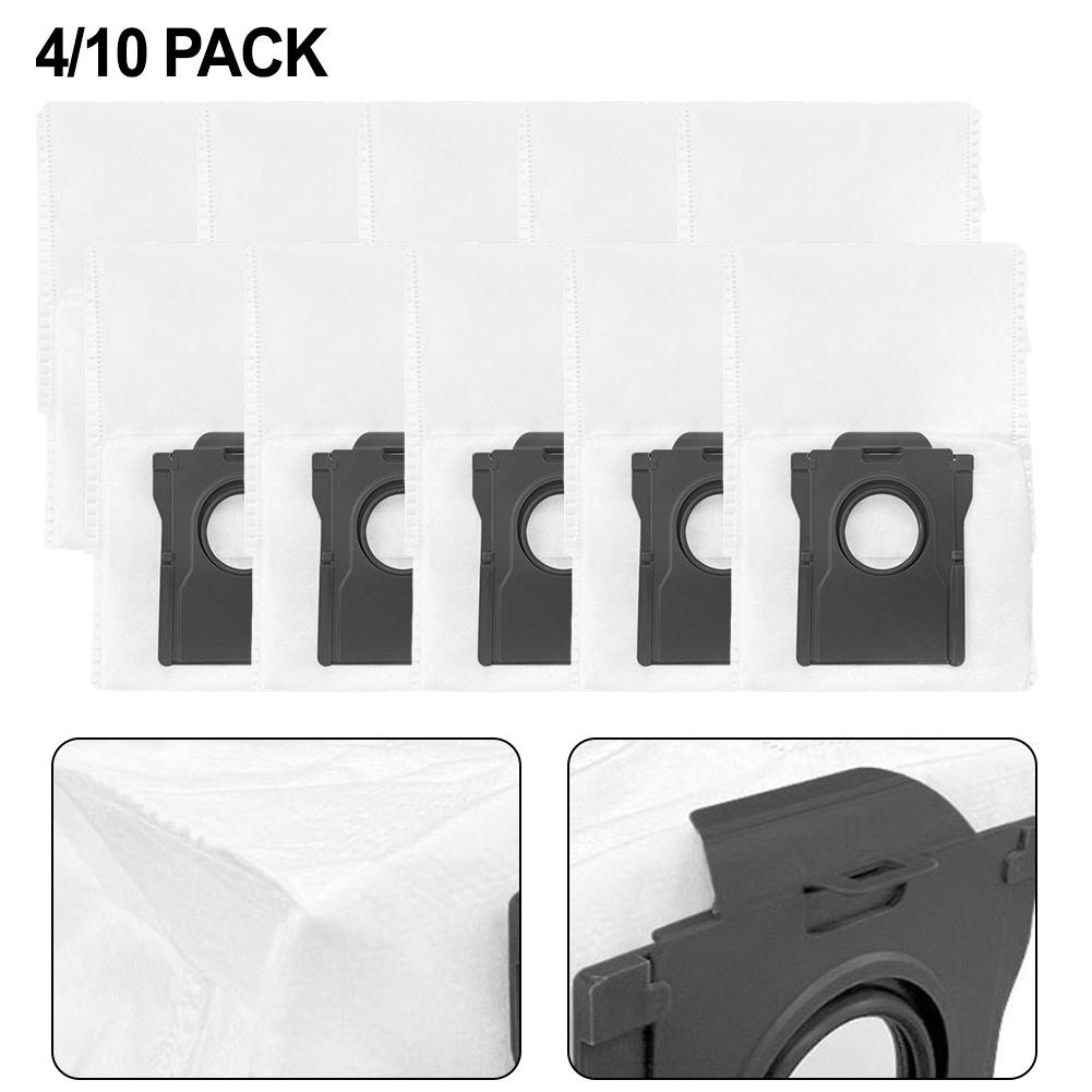 4/10pcs Dust Bags Large-Capacity Disposable Replacement Bags For MOVA S70 Roller/ S70 Ultra Roller Vacuum Cleaner Spare Parts