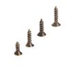 200 Stück Antik-Bronze Kreuzschlitz Selbstschneidende Schrauben Befestigungselemente Hardware Zubehör M2x6mm/M2x8mm/M2.5x8mm/M2.5x10mm