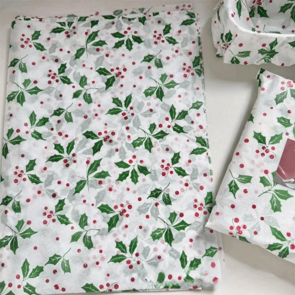 10 Feuilles Papier de Sydney Frotté à la Main Imprimé Feuille Papier de Soie Noël Anniversaires de Noël