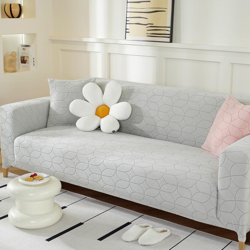 Sofabezug Rundum eingewickelt Einfacher Sofabezug Universal Sofa Schonbezug Sofakissenbezug Stretchbezug Stoff Anti-Kratz