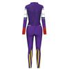 Adult Circus Performer Jumpsuit Full Body Costume One Piece Long Sleeve Bodysuit Stage Outfit for Halloween Party Role Play