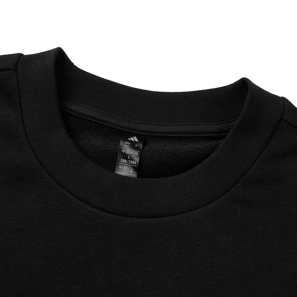 adidas Sweatshirts Men's Black Crew Neck Moderate JM6502