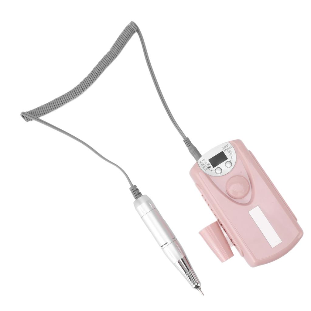 LCD Nail Drill Machine Home Salon Portable Electric Nail File Manicure Tool for Nail Artist
