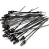 120PCS 8 Sizes Fastener Clips + 50PCS Nylon Tie Wrap For Fender Bumper Car Door