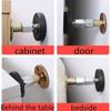 Furniture Fixed Bracket Adjustable Metal Wall Bed Stabilizer Self-adhesive Door Stopper Anti-shake Hardware