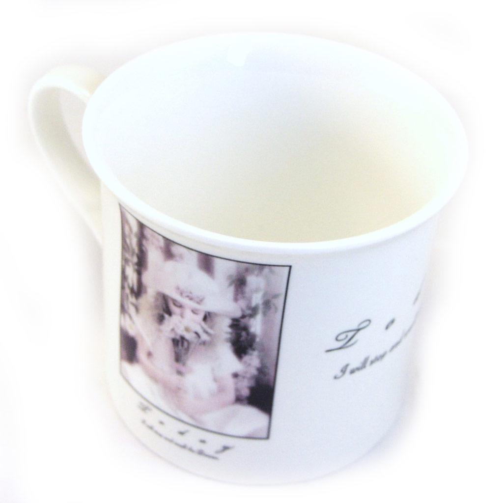 Les Trésors De Lily [G1485] - Mug 'Innocence' Black White - 8x9 Cm