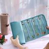 Compact Flannel Jewelry Organizer PVC Rings Necklace Storage Pouch  Daily