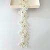 1 Yard Multi-Color Pearl Flower Embroidery Lace Fabric Trim DlY Clothing Decoration Accessory 6.5CM Wide