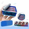 Mini Sardine Tin Fidgety Clicking Toy, Novelty Press‑to‑Clicking Anxiety Relief Toy, Portable Backpack Keychain Pendant for Daily Play