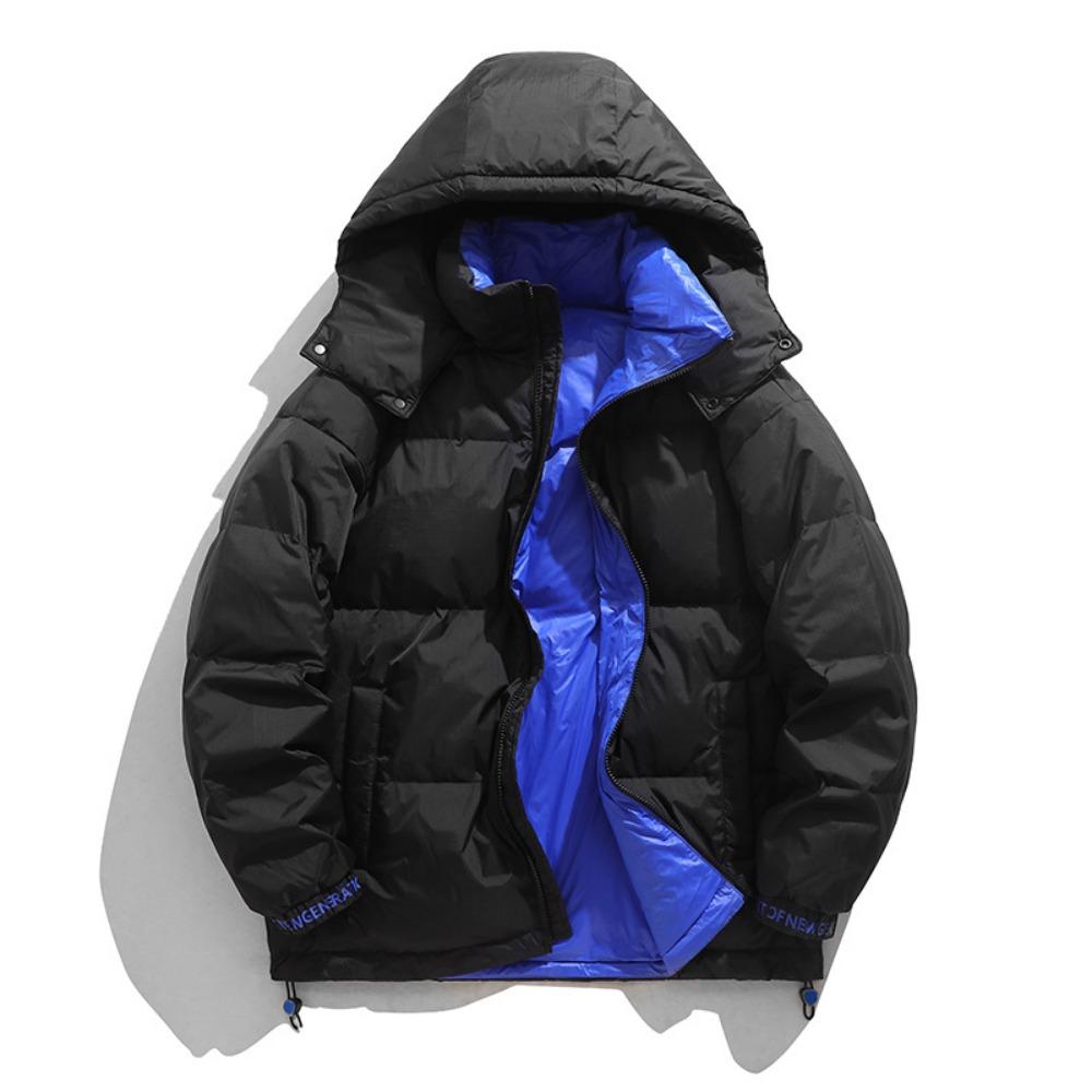 

Новая модная простая универсальная мужская куртка на белом утином пуху, теплая зимняя, от холода S