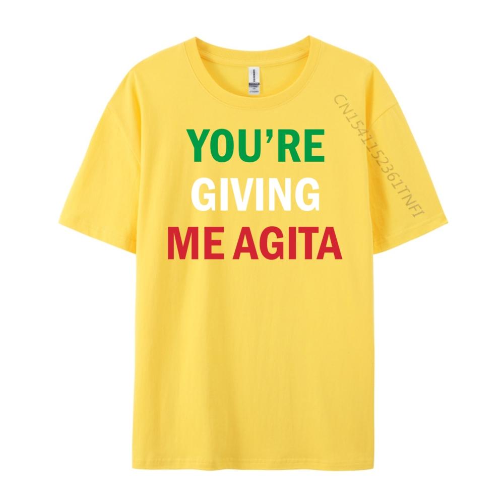 Funny Italian Sayings Quotegiving Me Agita Funny Italian Sayings Quote Fashion T Shirt Men Men Short Sleeve Tee