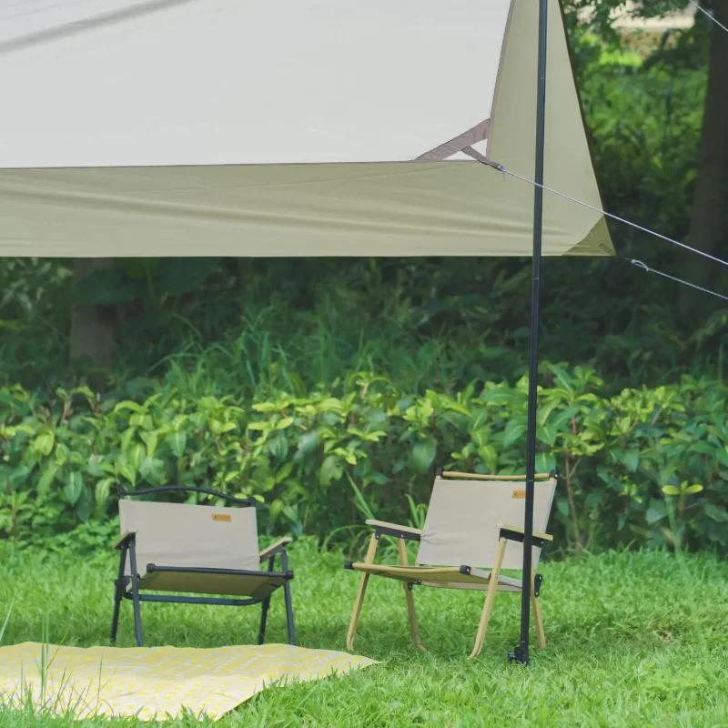 Outdoor camping adjustable canopy pole holder large diameter bracket camping tent canopy accessories strut fixing tube base
