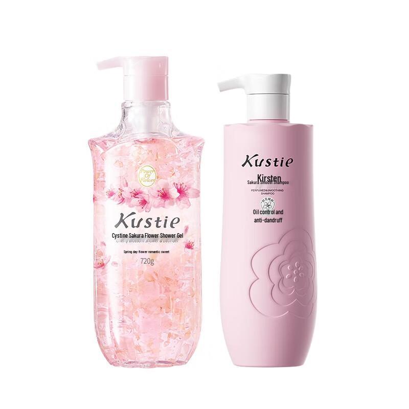 

Kustie Floral Scent Shampoo & Shower Gel Set