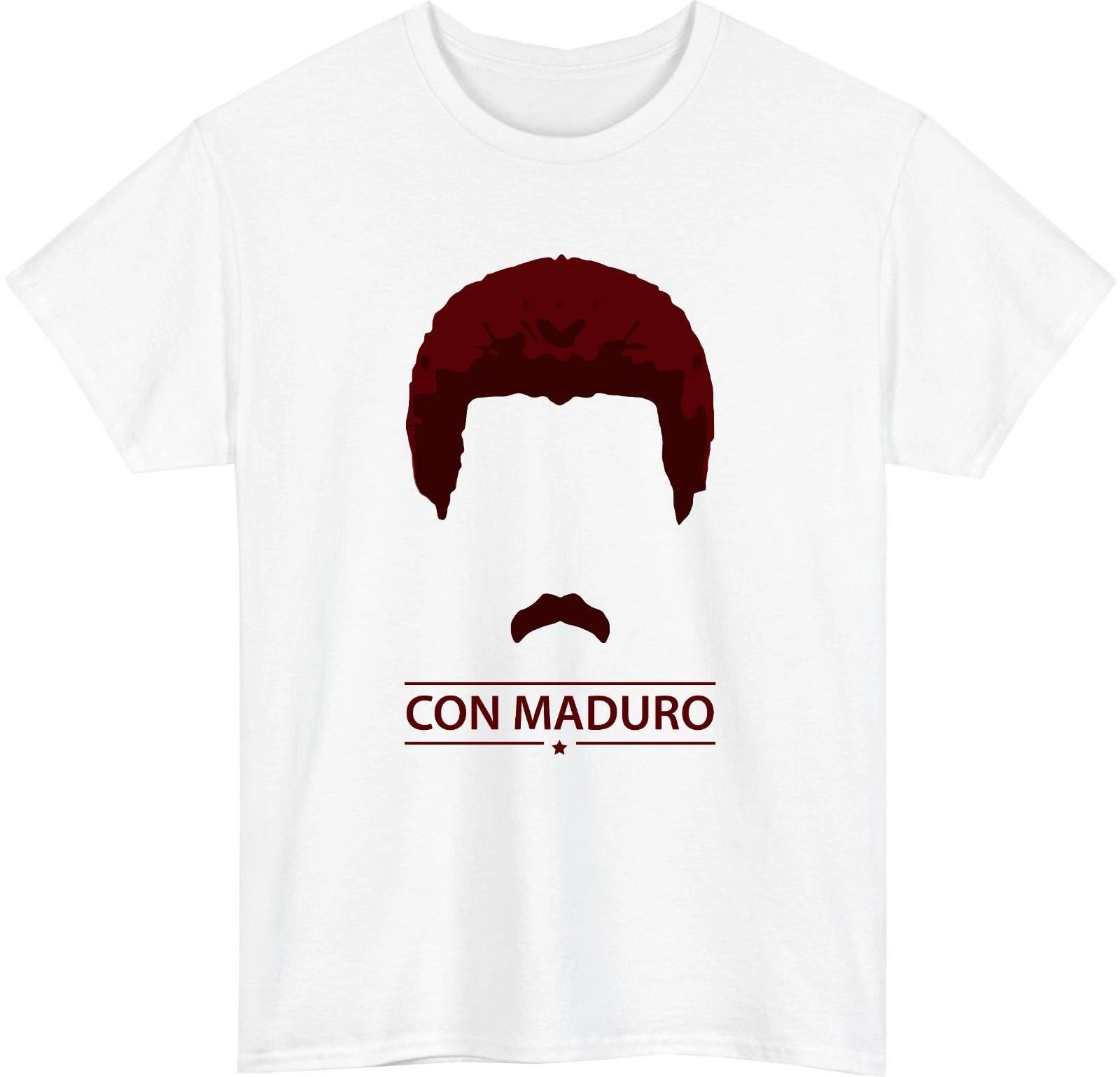 Con Maduro T‑Shirt Bold Minimal Face Fan Tee Streetwear Unisex Gift Party Top S
