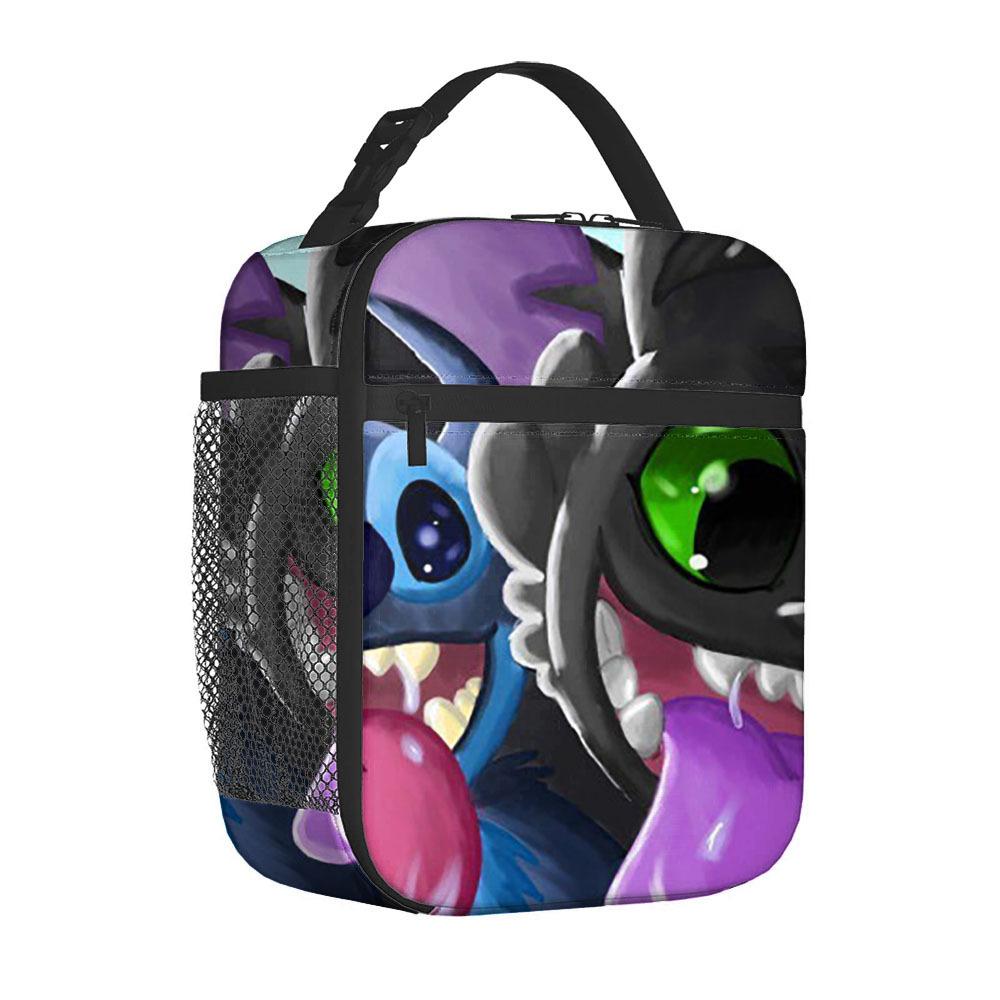 Qi Portable Lunch Bag Primary And Secondary School Students Full Printed Meal Bag Ice Bag Picnic Ice Bag
