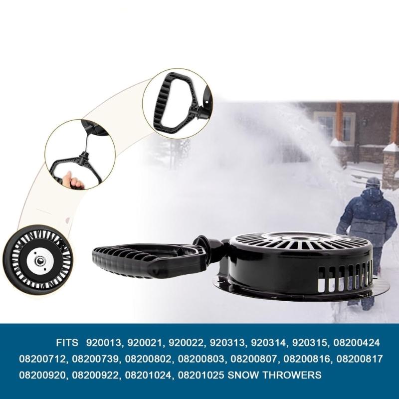 Snowblower Starter Assembly Replacement Part 20001054 08200817 08200920 Fits Multiple Models With ABS Construction