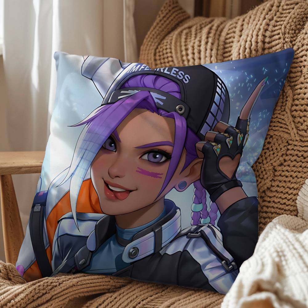 game Jetpack Cat Sombra Overwatch Pillow Case Office Cushions Suitable For Sofa Car Bedroom Decorative Cushion Cover