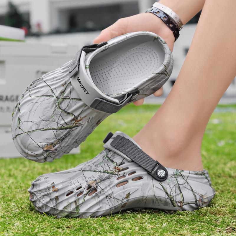 2024 Summer Men's Sandals New Home Garden Shoes Comfortable and Lightweight Men Slippers Non-Slip Soft Bottom Flip Flop Sandals