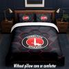 Charlton Athletic FC Design Bed Bedding Set 1 Duvet Cover + 2 Pillowcases Soft Breathable Household Bed Linens