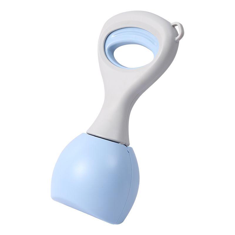 

Dog Pooper Scooper Walking Dog Portable Toilet Shit Clip For Home Dog Cat Poop Cleaning Artifact Pet Supplies 28cm Cow Blue (send mountaineering buckle) Big