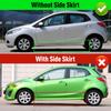 4 STÜCKE Auto Schmutzfänger Spritzschutz Kotflügel Auto Schmutzfänger Kompatibel mit Mazda 2 2008 2009 2010 2011 2012 2013